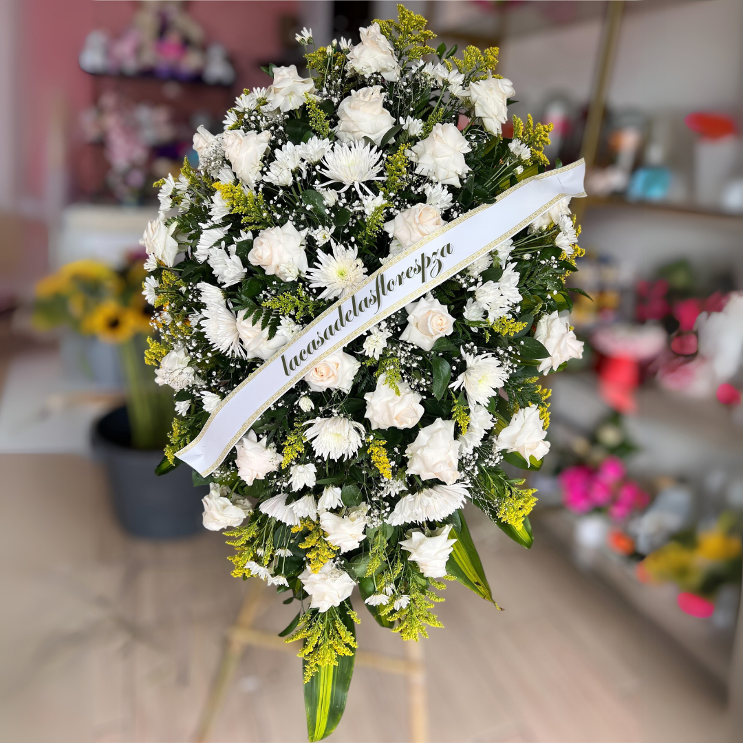 Corona floral - La Casa de las Flores, Paz de Ariporo